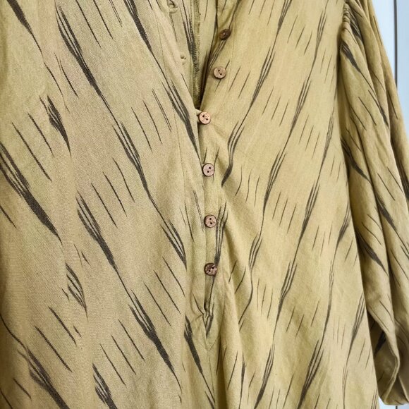 Jen’s Pirate Booty Saloon Maxi Dress in Ikat Yucca - XXL - Picture 7 of 8